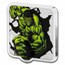 2025 Niue 2 oz Silver $3 Marvel Smash Series: Hulk Smash (UHR)