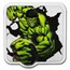 2025 Niue 2 oz Silver $3 Marvel Smash Series: Hulk Smash (UHR)