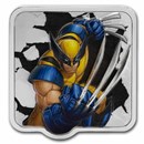 2025 Niue 2 oz Silver $3 Marvel Smash Series: Wolverine Slash UHR