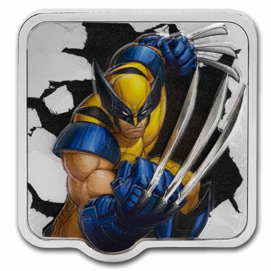 2025 Niue 2 oz Silver $3 Marvel Smash Series: Wolverine Slash UHR