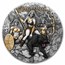 2025 Niue 2 oz Silver Antique Amazons (Gilded) w/ Box & COA