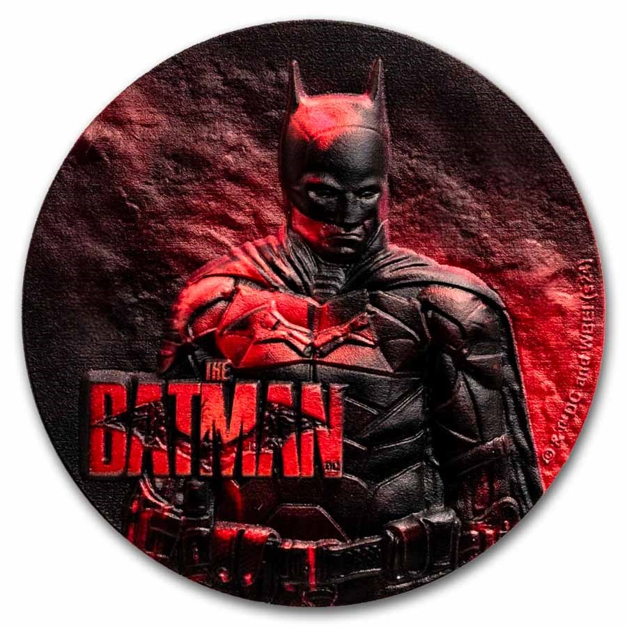 2025 Niue 2 oz Silver Antique Batman (with Box & COA)