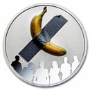 2025 Niue 2 oz Silver Art is Art: Precious Fruit: Banana
