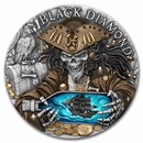 2025 Niue 2 oz Silver Black Diamond (Box & COA)