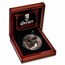2025 Niue 2 oz Silver Black Proof The Raven (w/ Box & COA)