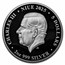 2025 Niue 2 oz Silver Black Proof The Raven (w/ Box & COA)