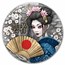 2025 Niue 2 oz Silver Geisha (Gilded & Colorized) w/ Box & COA