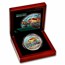 2025 Niue 2 oz Silver Proof Nature's Window: Green Sea Turtle
