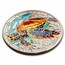 2025 Niue 2 oz Silver Proof Nature's Window: Green Sea Turtle