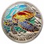 2025 Niue 2 oz Silver Proof Nature's Window: Green Sea Turtle