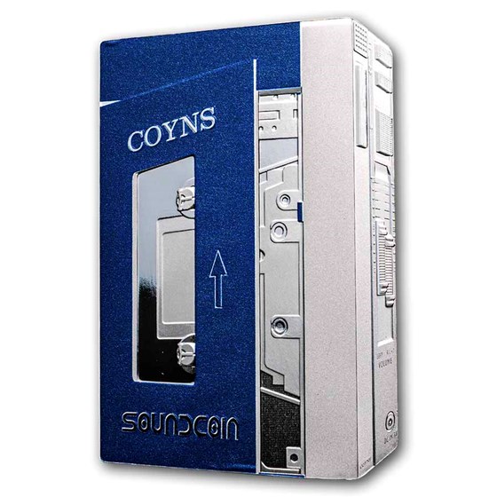2025 Niue 2 oz Silver TechStalgic; Colorized Walkman (Box)