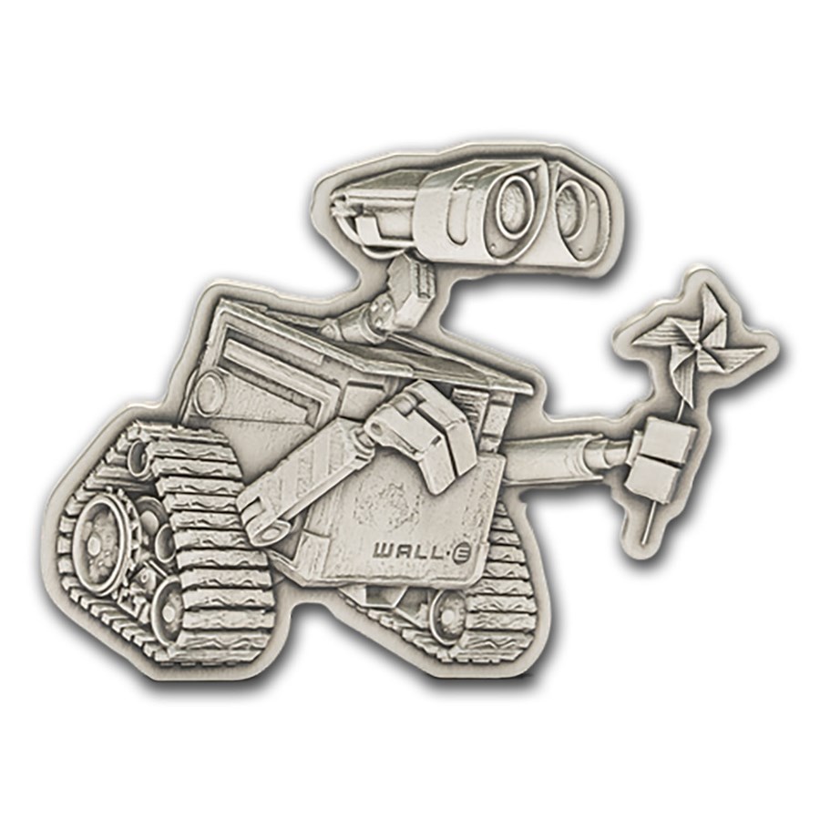 2025 Niue 3 oz Silver $2 Disney's Love is WALL-E + EVE Set