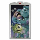 2025 Niue 3 oz Silver $5 Disneys Monsters Inc: Mike & Sully Door