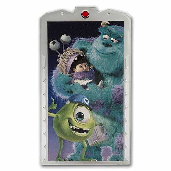 2025 Niue 3 oz Silver $5 Disneys Monsters Inc: Mike & Sully Door 2025 Niue 3 oz Silver $5 Disneys Monsters Inc: Mike & Sully Door