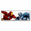 2025 Niue 3 oz Silver $5 Marvel: Iron Man vs Ultron