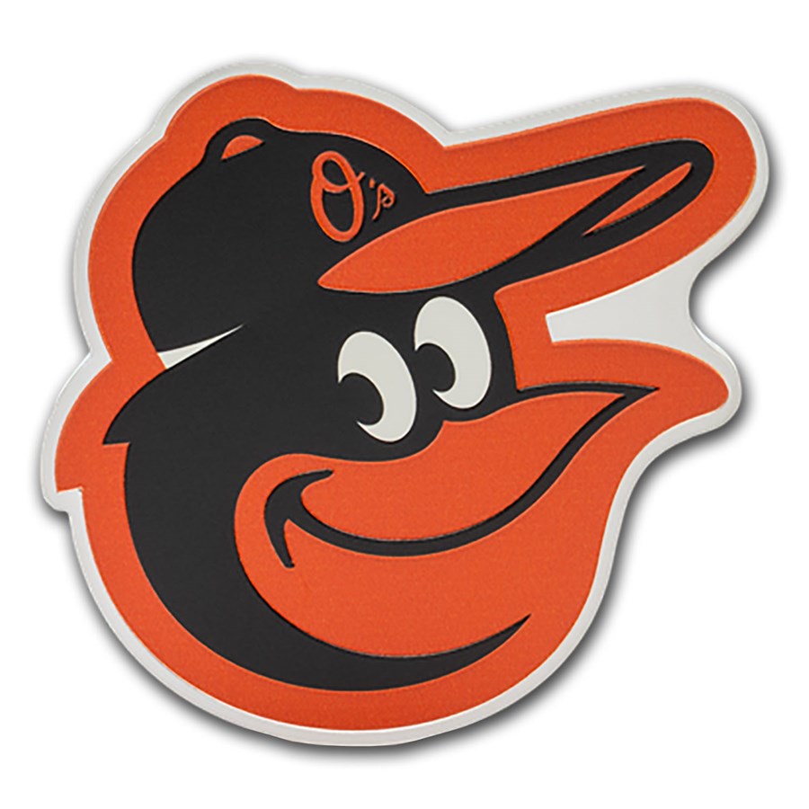 2025 Niue 3 oz Silver $5 MLB Baltimore Orioles Team Logo