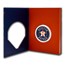 2025 Niue 3 oz Silver $5 MLB Houston Astros Team Logo