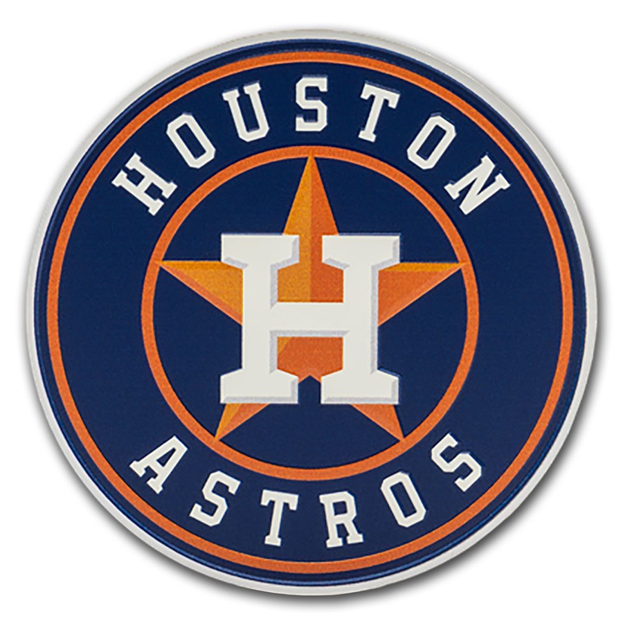 2025 Niue 3 oz Silver $5 MLB Houston Astros Team Logo