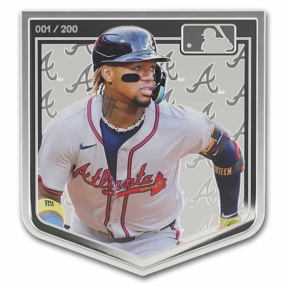 2025 Niue 3 oz Silver $5 MLB Players Series: Ronald Acuna Jr. 2025 Niue 3 oz Silver $5 MLB Players Series: Ronald Acuna Jr.