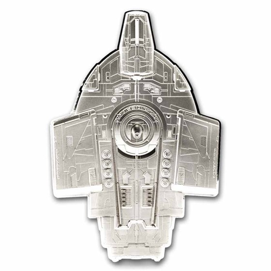 2025 Niue 3 oz Silver $5 Star Trek Ships: U.S.S. Defiant NX-74205 2025 Niue 3 oz Silver $5 Star Trek Ships: U.S.S. Defiant NX-74205