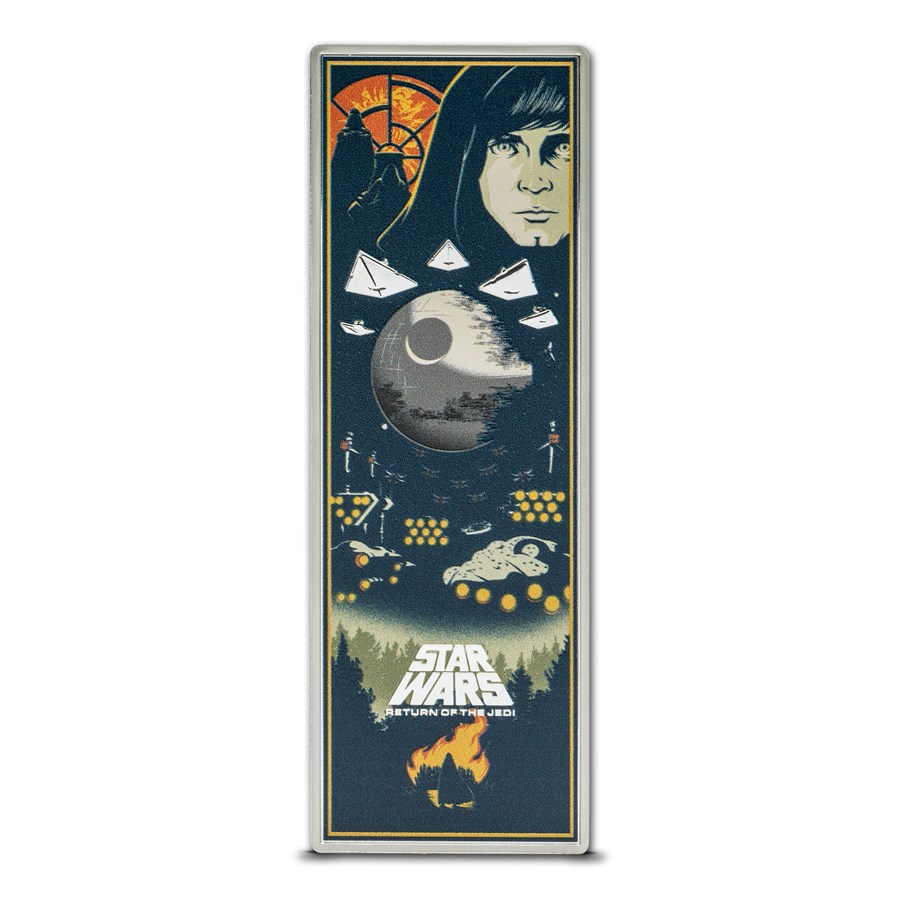 2025 Niue 3 oz Silver $5 Star Wars Return of the Jedi Banner Coin