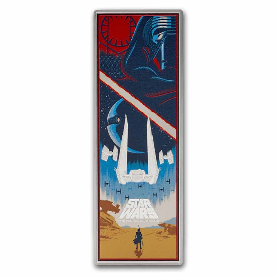 2025 Niue 3 oz Silver $5 Star Wars: The Force Awakens Banner