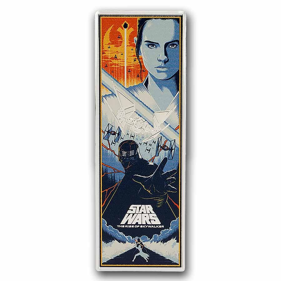 2025 Niue 3 oz Silver $5 Star Wars: The Rise of Skywalker Banner