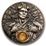 2025 Niue 3 oz Silver Antique Divine Faces of the Sun; Apollo