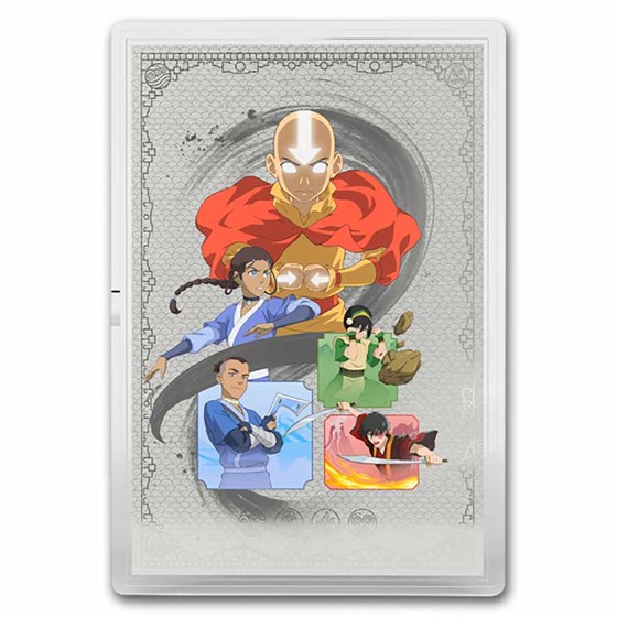 2025 Niue 5 gram Silver $1 Avatar The Last Airbender: Team Avatar 2025 Niue 5 gram Silver $1 Avatar The Last Airbender: Team Avatar