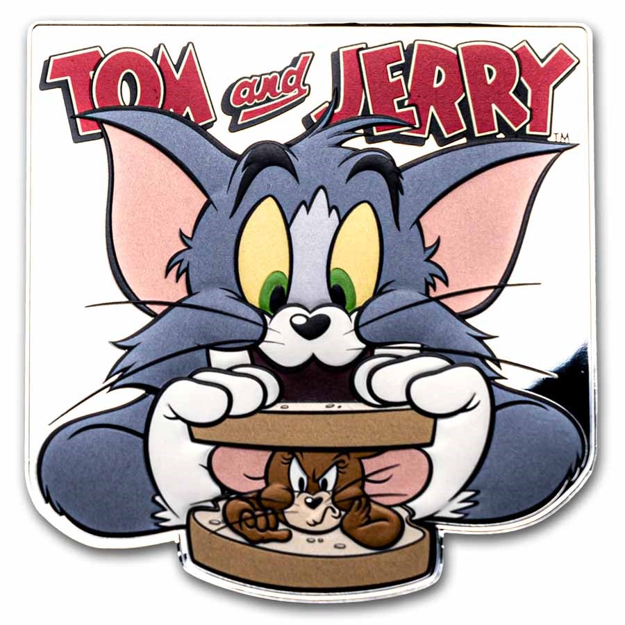 2025 Niue 5 oz Silver $10 Warner Bros: Tom and Jerry 85th