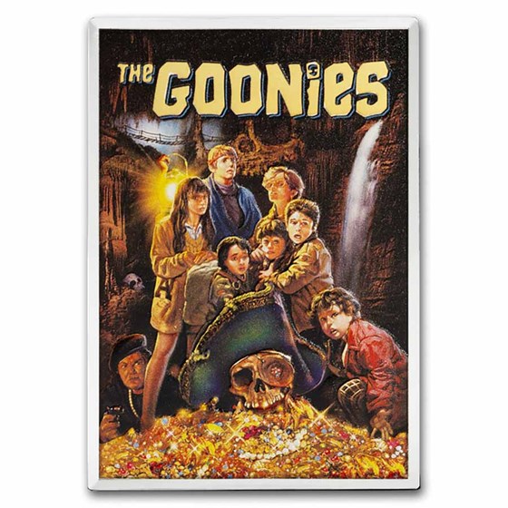 2025 Niue 5 oz Silver $5 Warner Bros: The Goonies 40 years 2025 Niue 5 oz Silver $5 Warner Bros: The Goonies 40 years