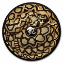 2025 Niue 5 oz Silver Lunar Snake Black Proof (with Box and COA)
