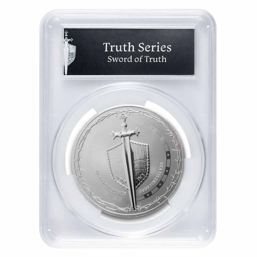 Buy 2025 Niue 5 oz Silver Sword of Truth MS-70 FS | APMEX