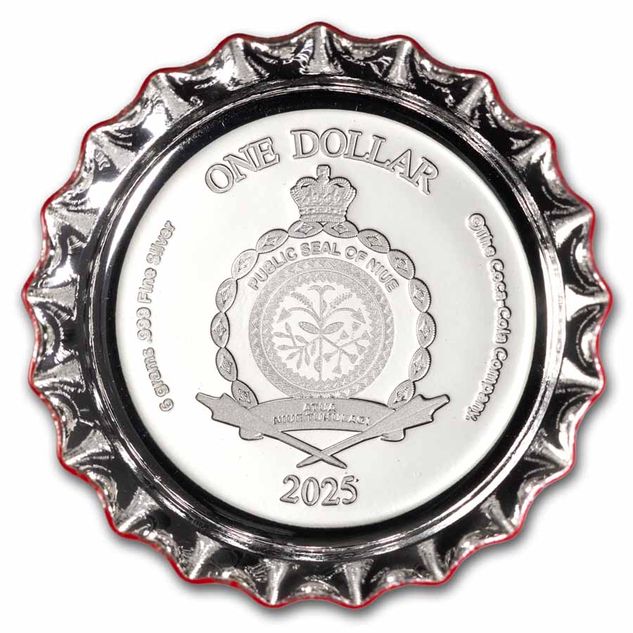 Buy 2025 6 gram Silver Coca-Cola Cap PF-70 First 500 | APMEX