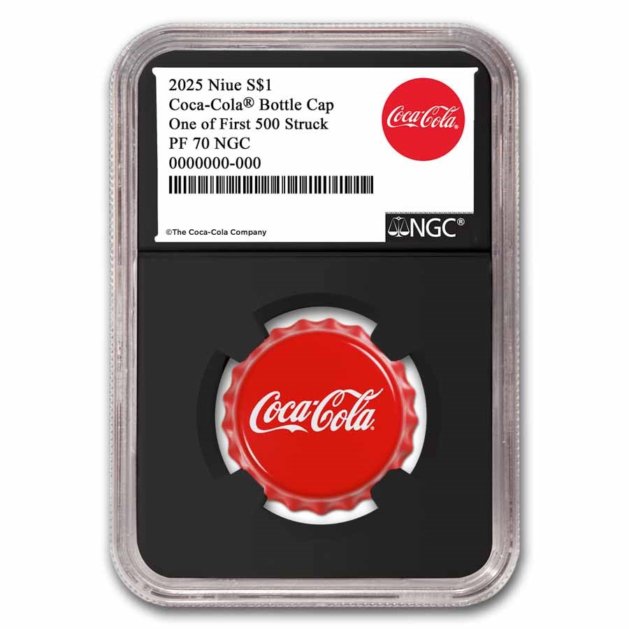 2025 Niue 6 gram Silver Coca-Cola® Bottle - PF-70 NGC (First 500)
