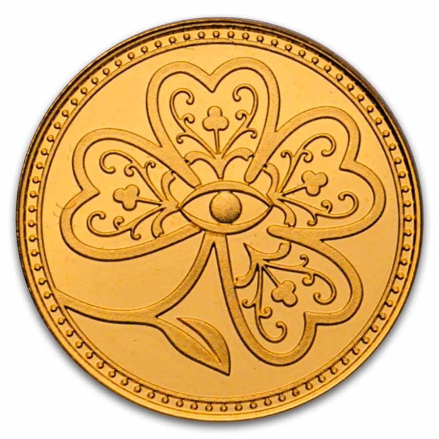 2025 Niue Gold The Lucky Clover Proof (with Box & COA)
