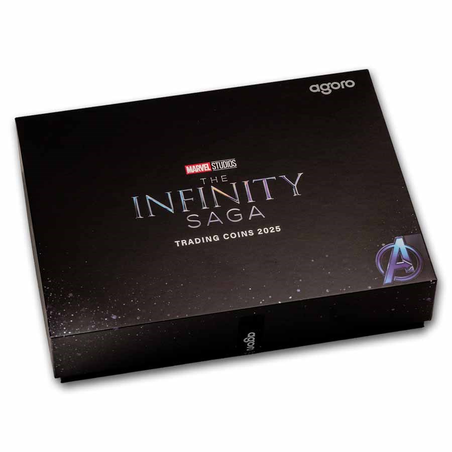 2025 Niue Marvel Infinity Saga Trading Coins Mystery Set Sealed