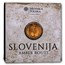 2025 Niue Silver Antique Amber Route: Slovenia (w/ Box & COA)