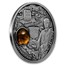 2025 Niue Silver Antique Amber Route: Slovenia (w/ Box & COA)