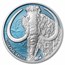 2025 Niue Silver Colorized Ice Age - Mammoth