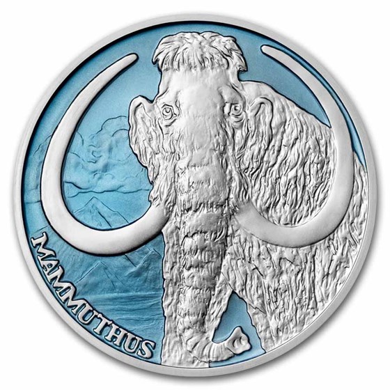 2025 Niue Silver Colorized Ice Age - Mammoth 2025 Niue Silver Colorized Ice Age - Mammoth