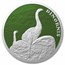 2025 Niue Silver Colorized Ice Age - Moa Bird