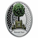 2025 Niue Silver Faberge Eggs: Bay Tree (Box & COA)