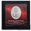 2025 Niue Silver Faberge Eggs: Clover Leaf Egg (Box & COA)