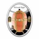 2025 Niue Silver Faberge Eggs: Danish Palaces Egg (Box & COA)