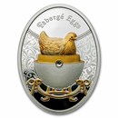 2025 Niue Silver Faberge Eggs: Hen Egg (Box & COA)