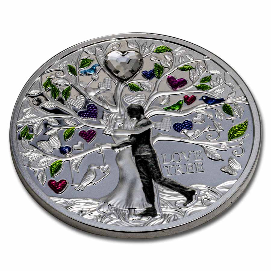 2025 Niue Silver Love Tree II Proof (with Box & COA) | eBay