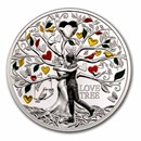 2025 Niue Silver Love Tree Proof (with Box & COA)
