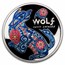 2025 Niue Silver Spirit Animals; Wolf (With Box and COA)