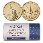2025-P American Innovation $1 Space Shuttle 25-Coin Roll (FL)